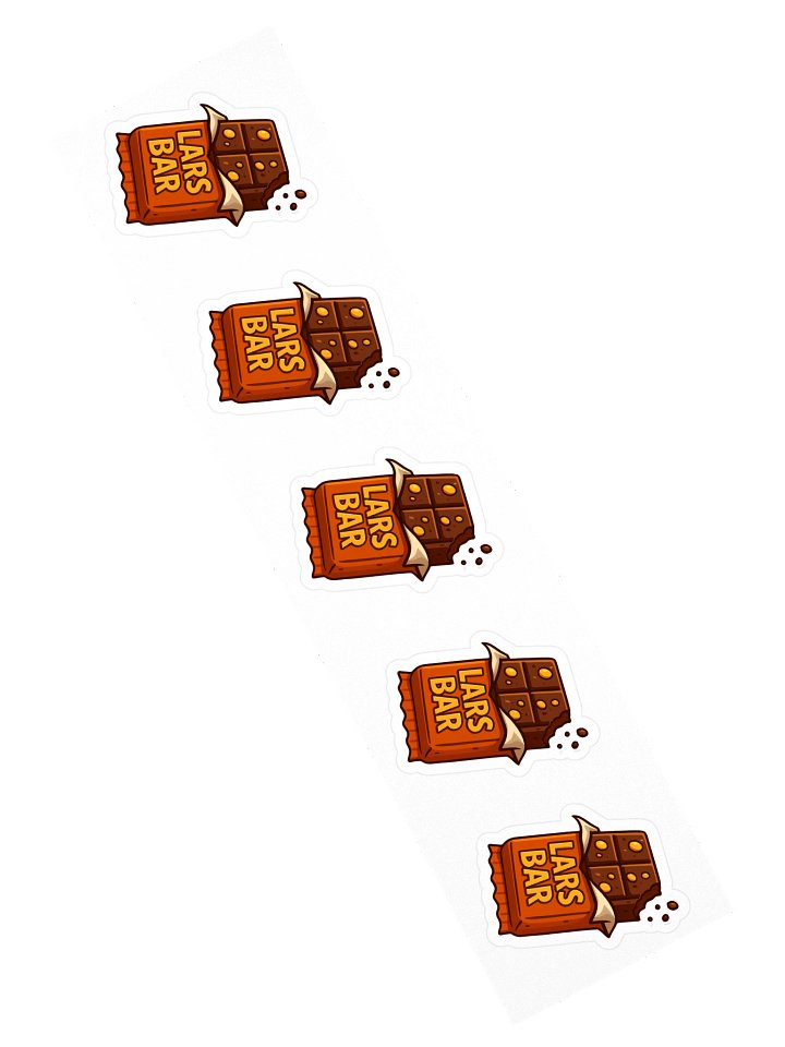 Lars Bar Illustrated Sticker Set product image (2)