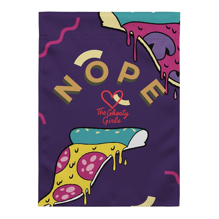 NOPE GARDEN FLAG product image (1)