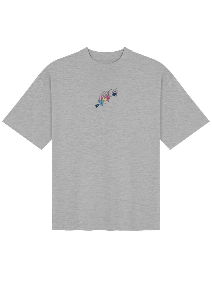 Pansexual Pride Hearts Boxy Tee product image (1)