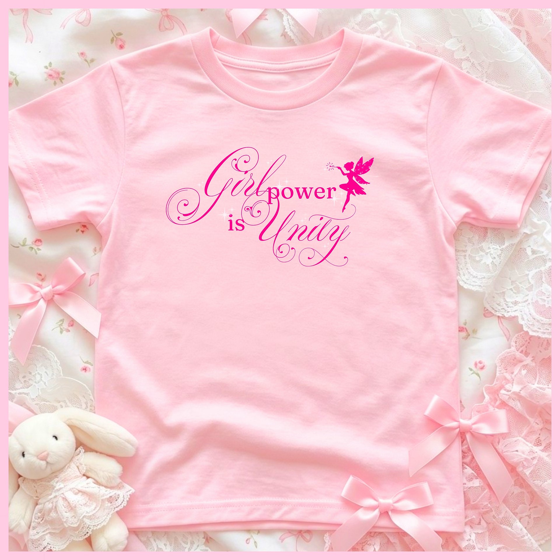 Girl Power is Unity🩷Super Soft🪽T-shirt🩷 product image (1)
