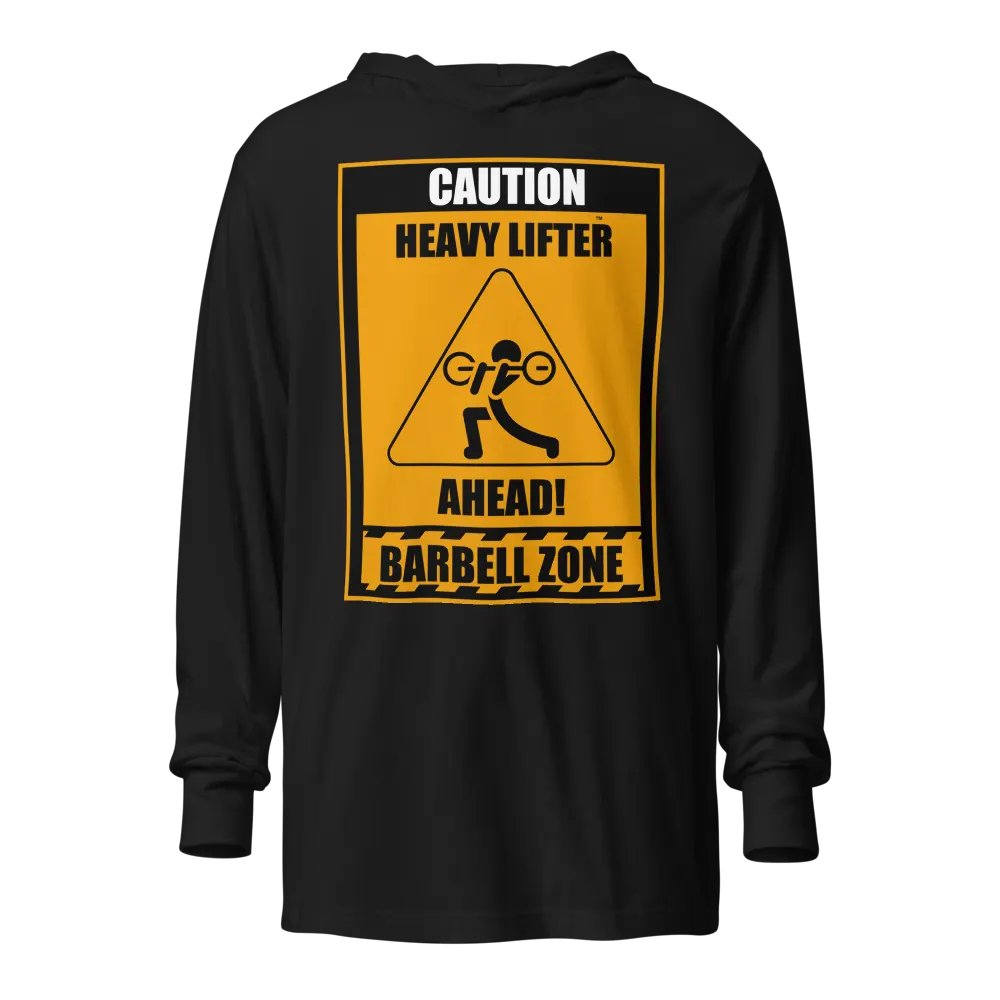 Caution Heavy Lifter Ahead Unisex Hooded Tee product image (1)