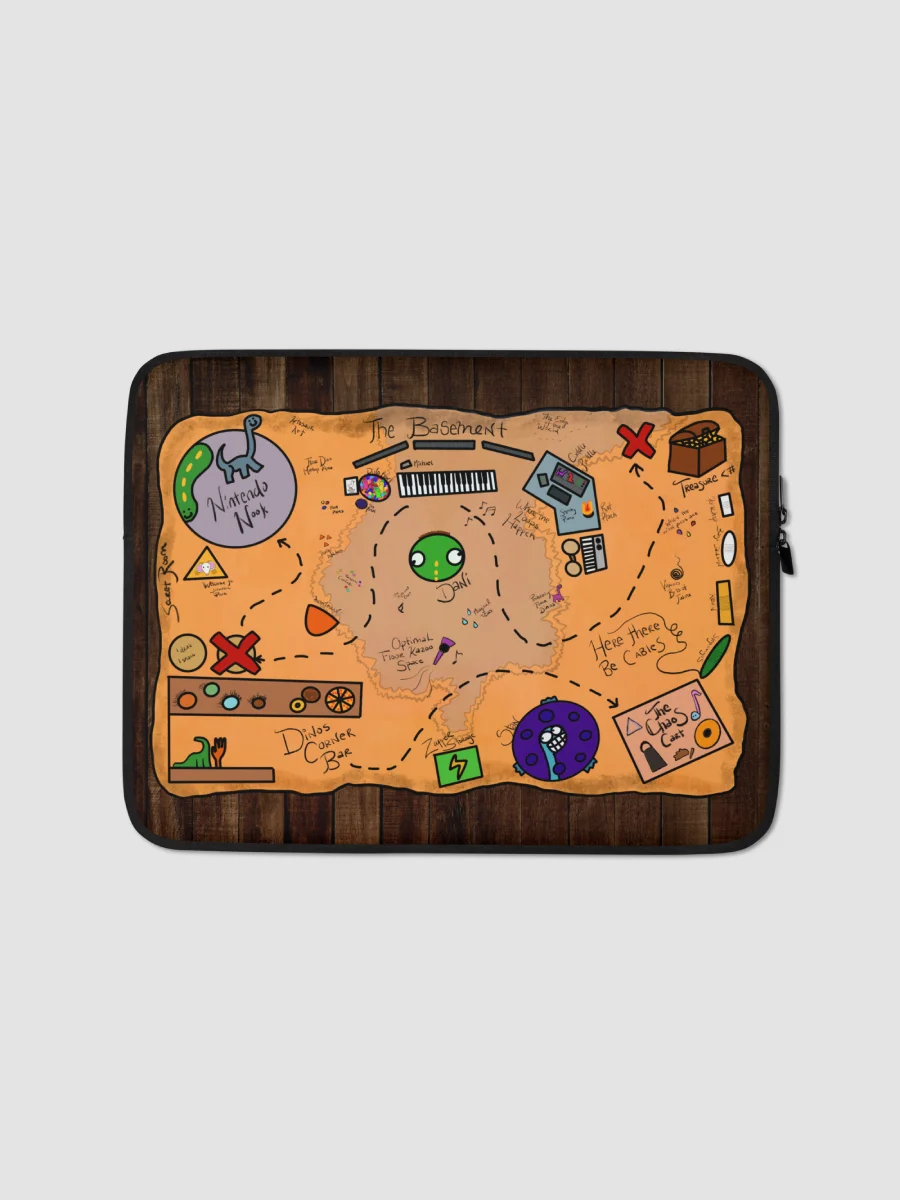 Basement Map Laptop Sleeve product image (1)
