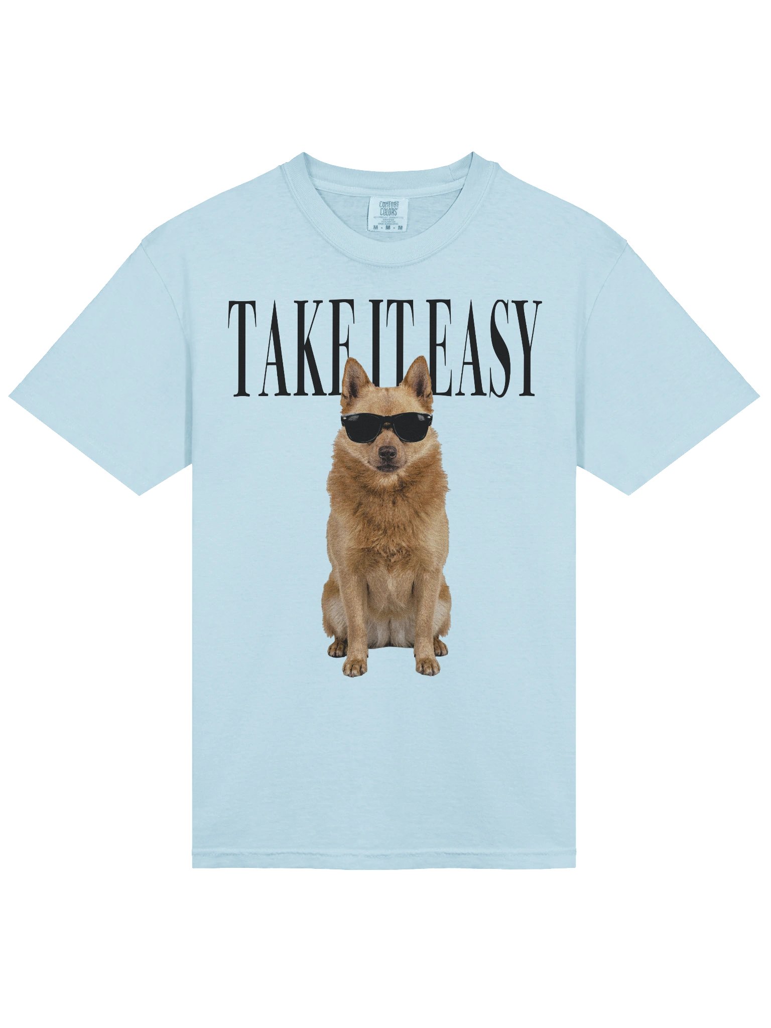 Take It Easy '90s Pop Vintage-Style T-Shirt for Schipperke(Apricot/Fawn) Owners product image (6)