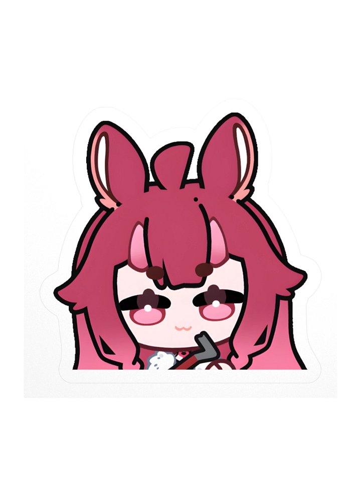 Kaimeriss 'Problems?' Bean Sticker product image (1)