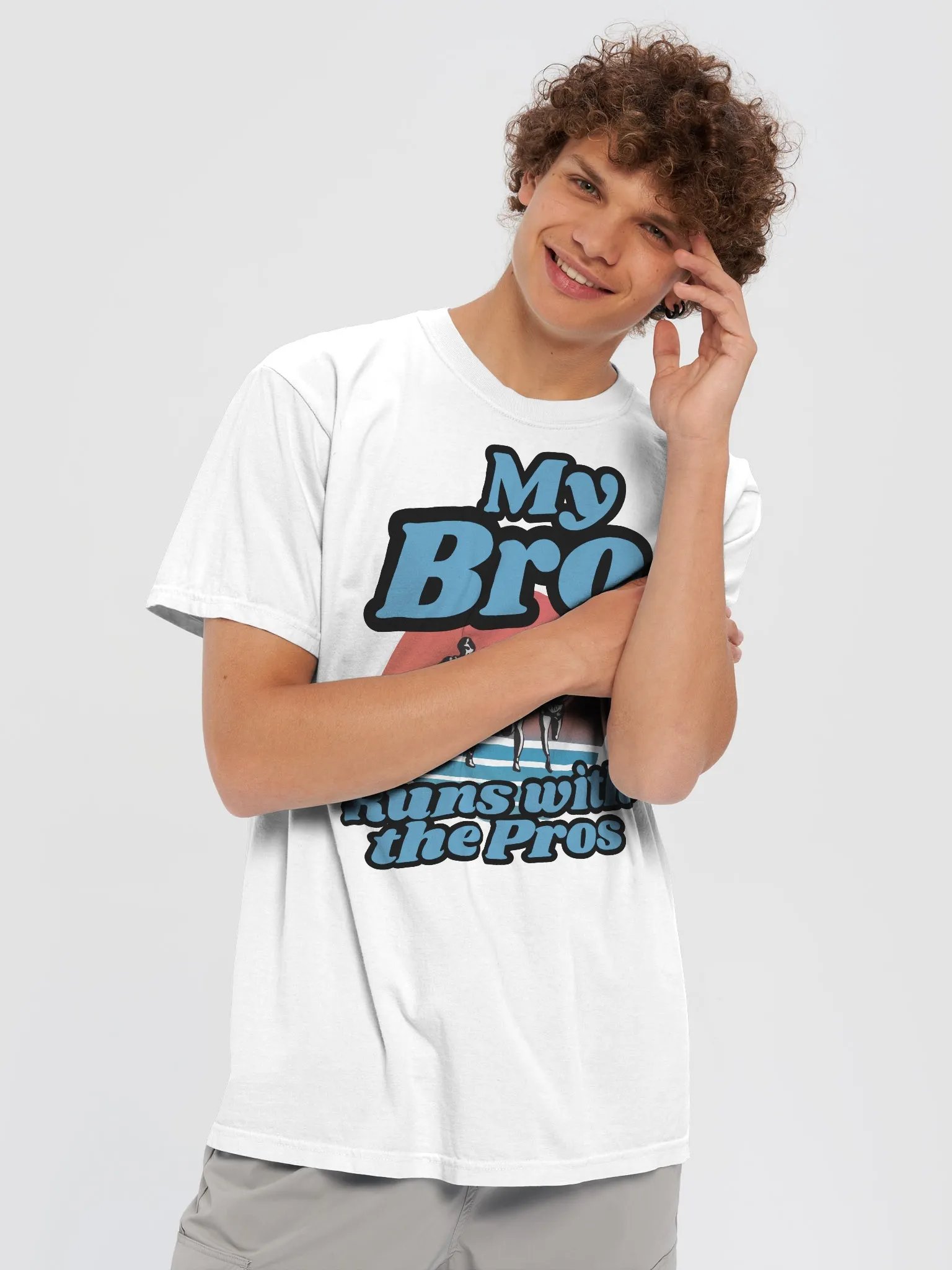 My Bro Runs with the Pros T-Shirt product image (28)