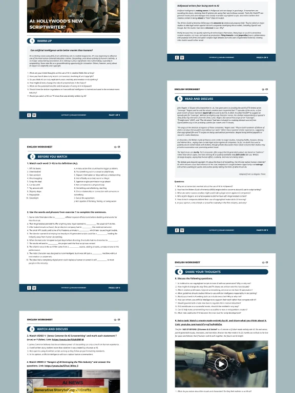 AI: Hollywood's New Scriptwriter? (C1) product image (2)