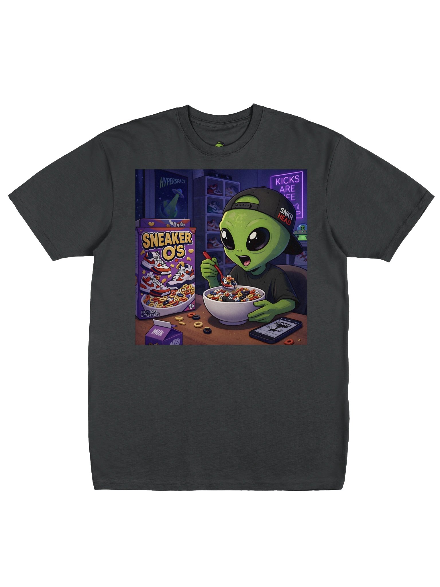 WRSE Little Alien School Days Alien Sneaker O's Tee product image (1)