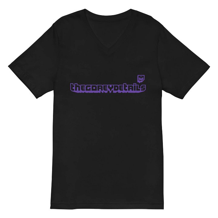TTV Purple - Bella+Canvas Short Sleeve V-Neck Jersey T-Shirt product image (3)