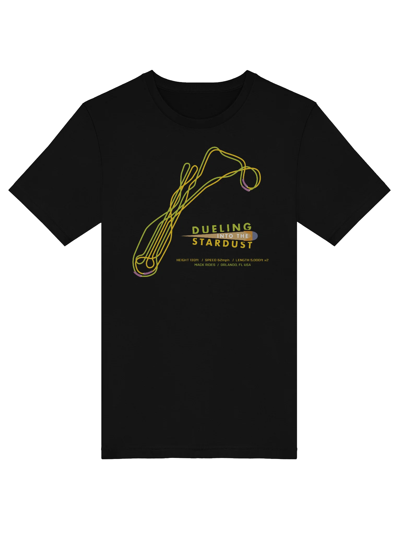 Dueling Into The Stardust Coaster Graphic Tee product image (37)