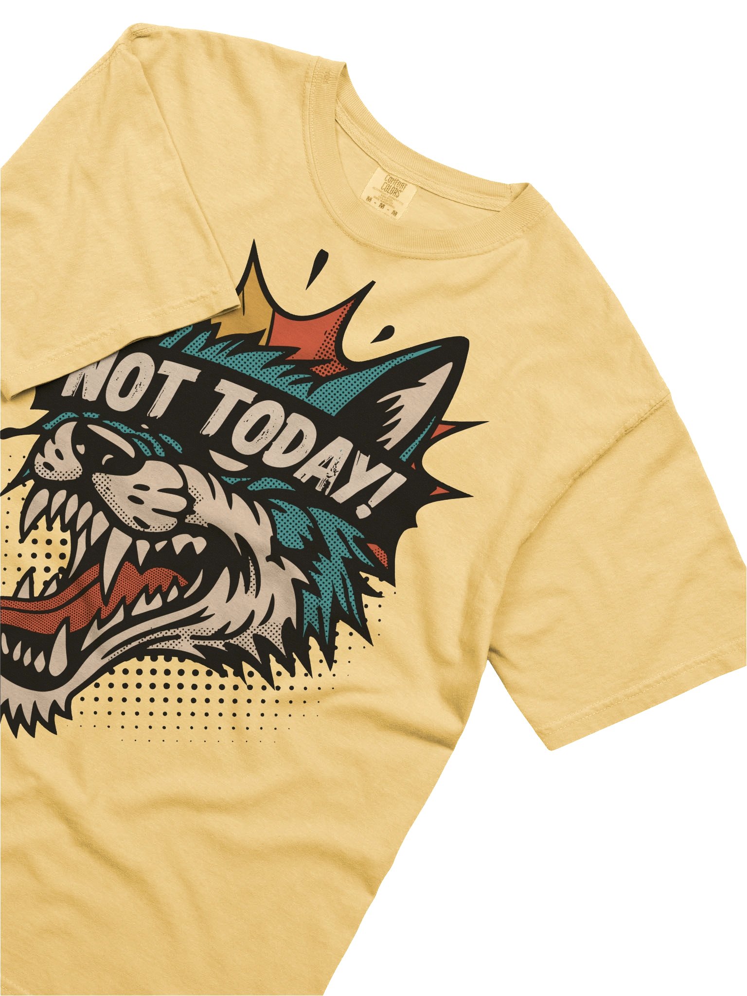Fierce Wolf 'NOT TODAY!' Tee product image (4)