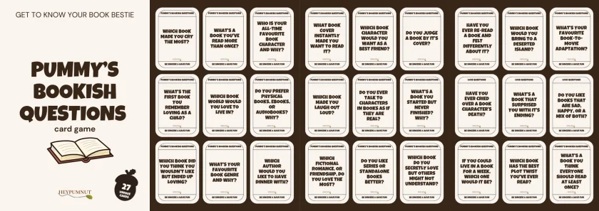Pummy’s Bookish Questions (Free Printable PDF) product image (1)