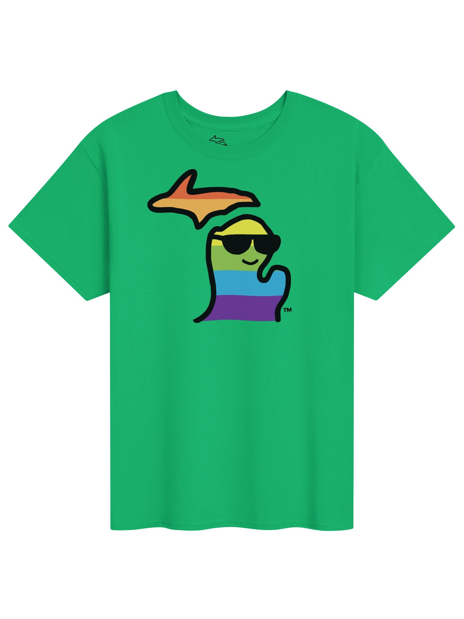 Mich. Rainbow Heavyweight Cotton T-Shirt product image (1)