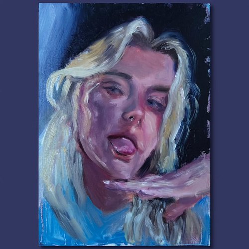 Lots of experimentation in this one. Oil on art board, A4 (210x297mm / 11.7x8.3in)

Tried a new medium, used the palette knif...