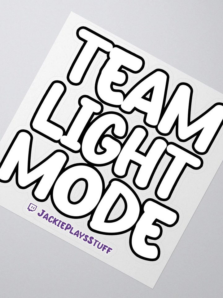 Team Light Mode Sticker product image (2)