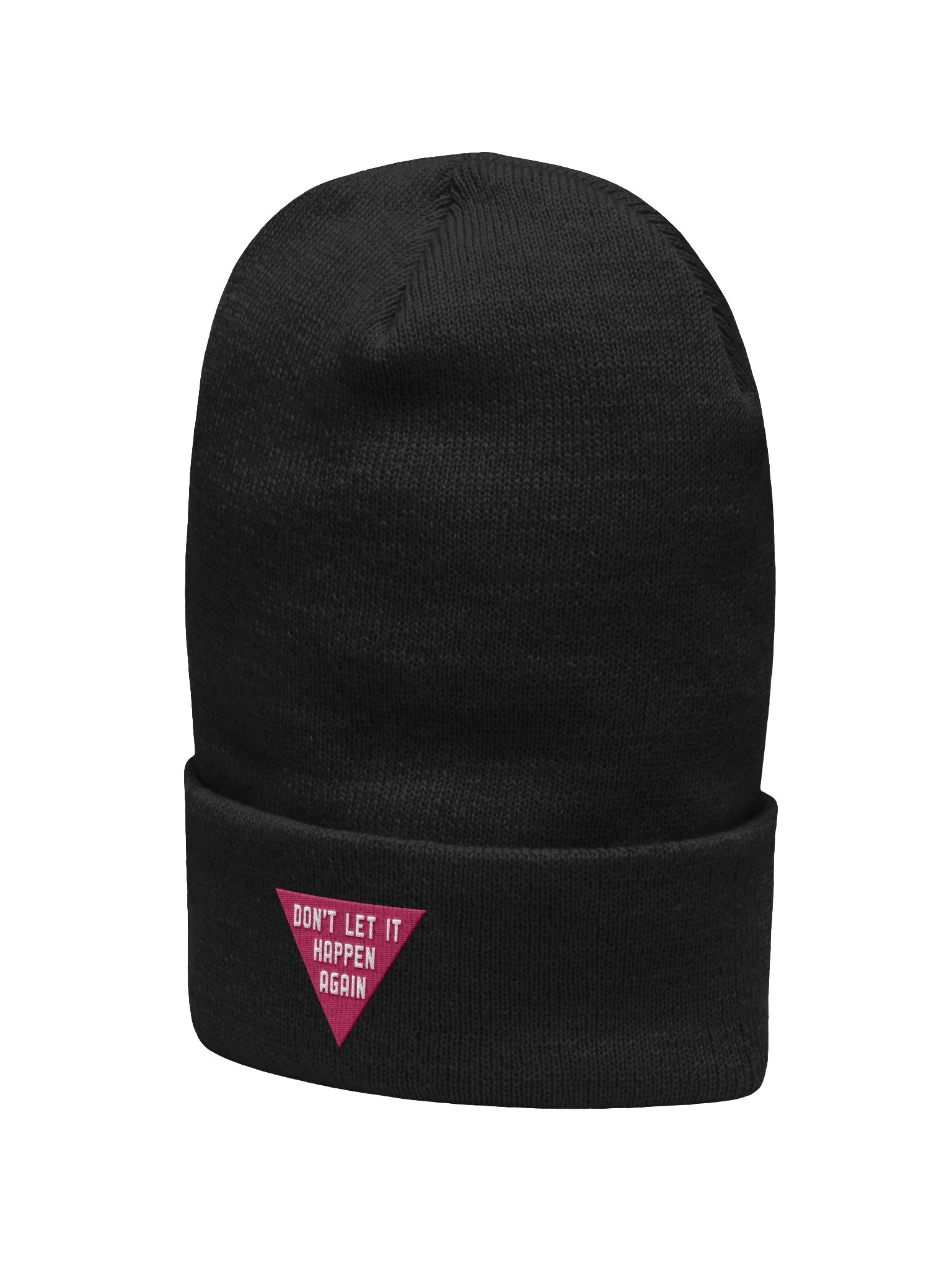 Pink Triangle Knit Hat product image (2)