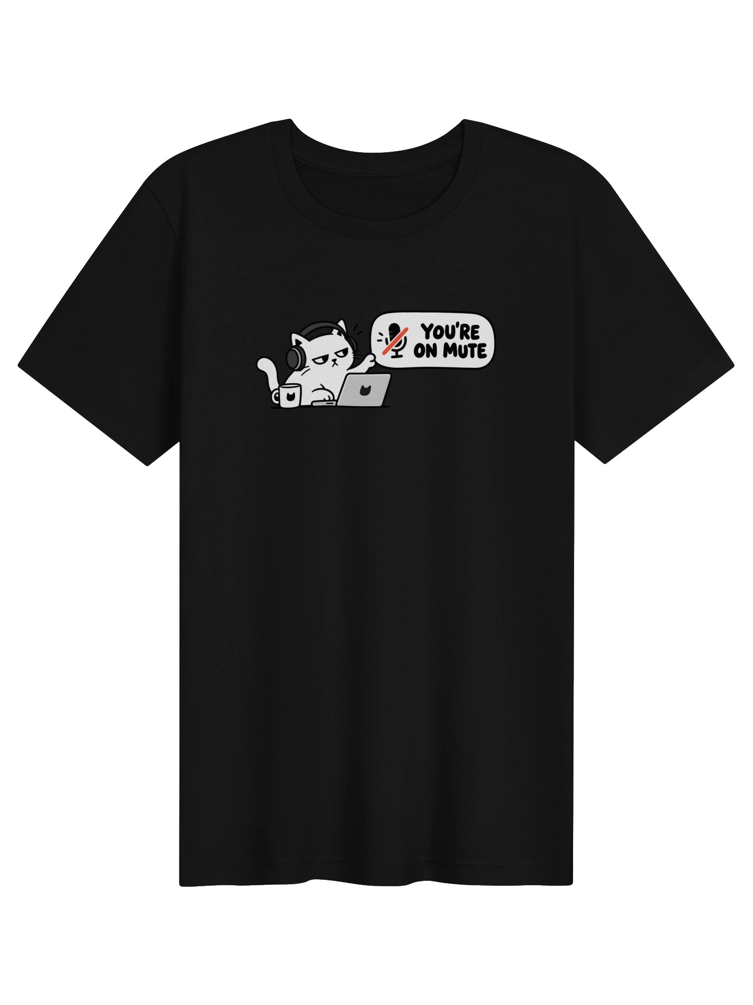 You’re On Mute Cat Women's Shirt product image (1)