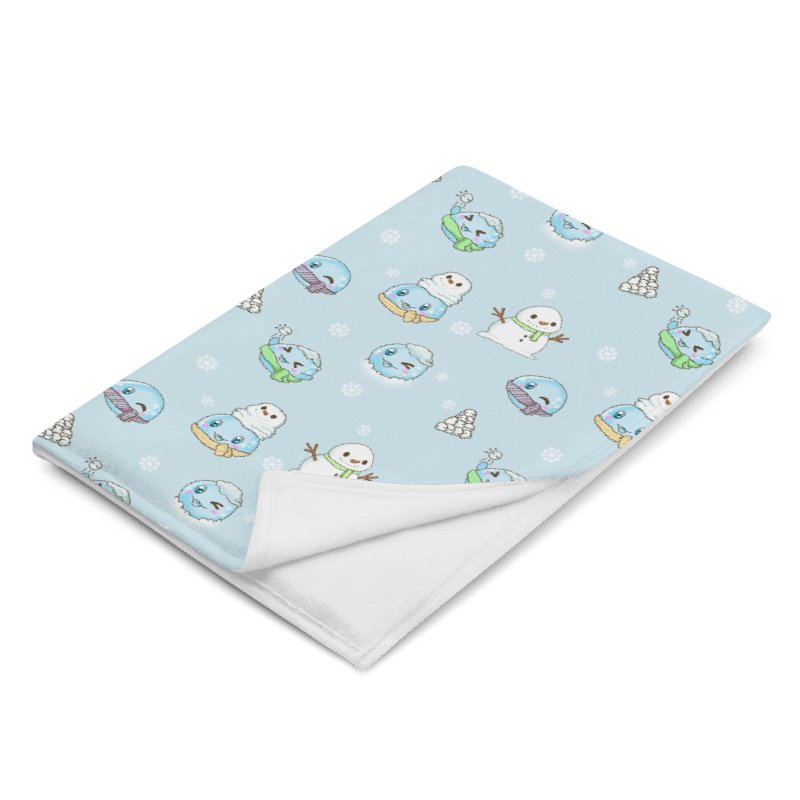 Snow Slime Throw Blanket product image (6)