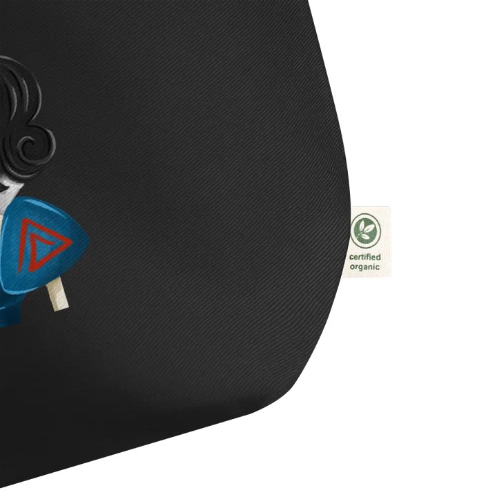 Evil White Graphic Printed Tote Bag product image (2)