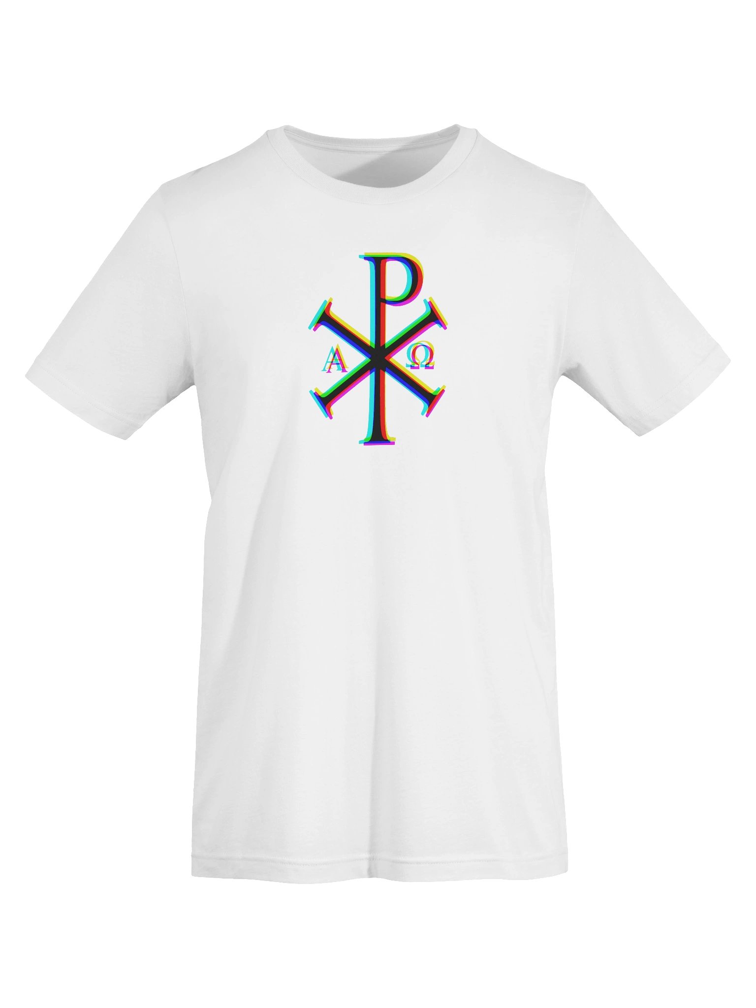 Chi Rho Colors T-Shirt (White) product image (5)