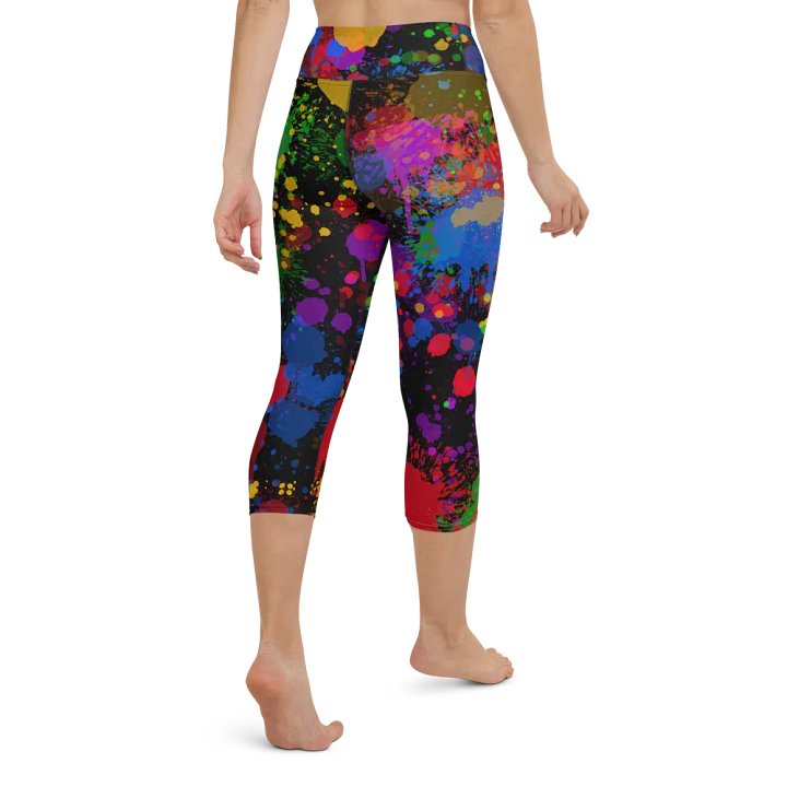 JokersVibe Graffiti Style Capri Leggings product image (1)