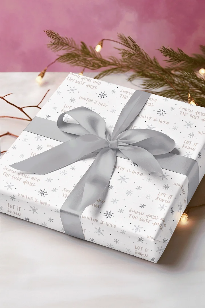 Let it Snow Wrapping Paper product image (1)