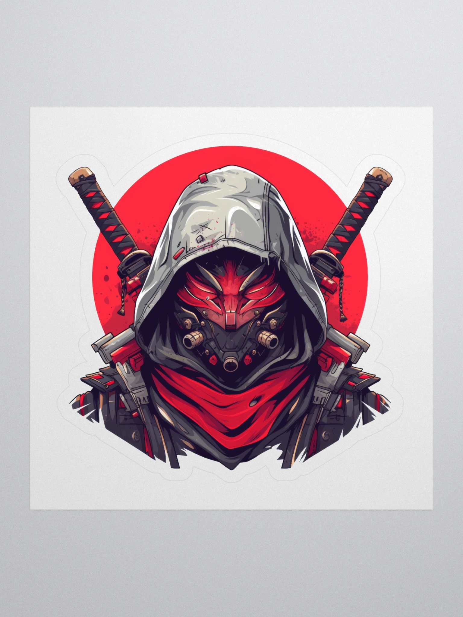 Samurai Ninja Vinyl Sticker product image (1)
