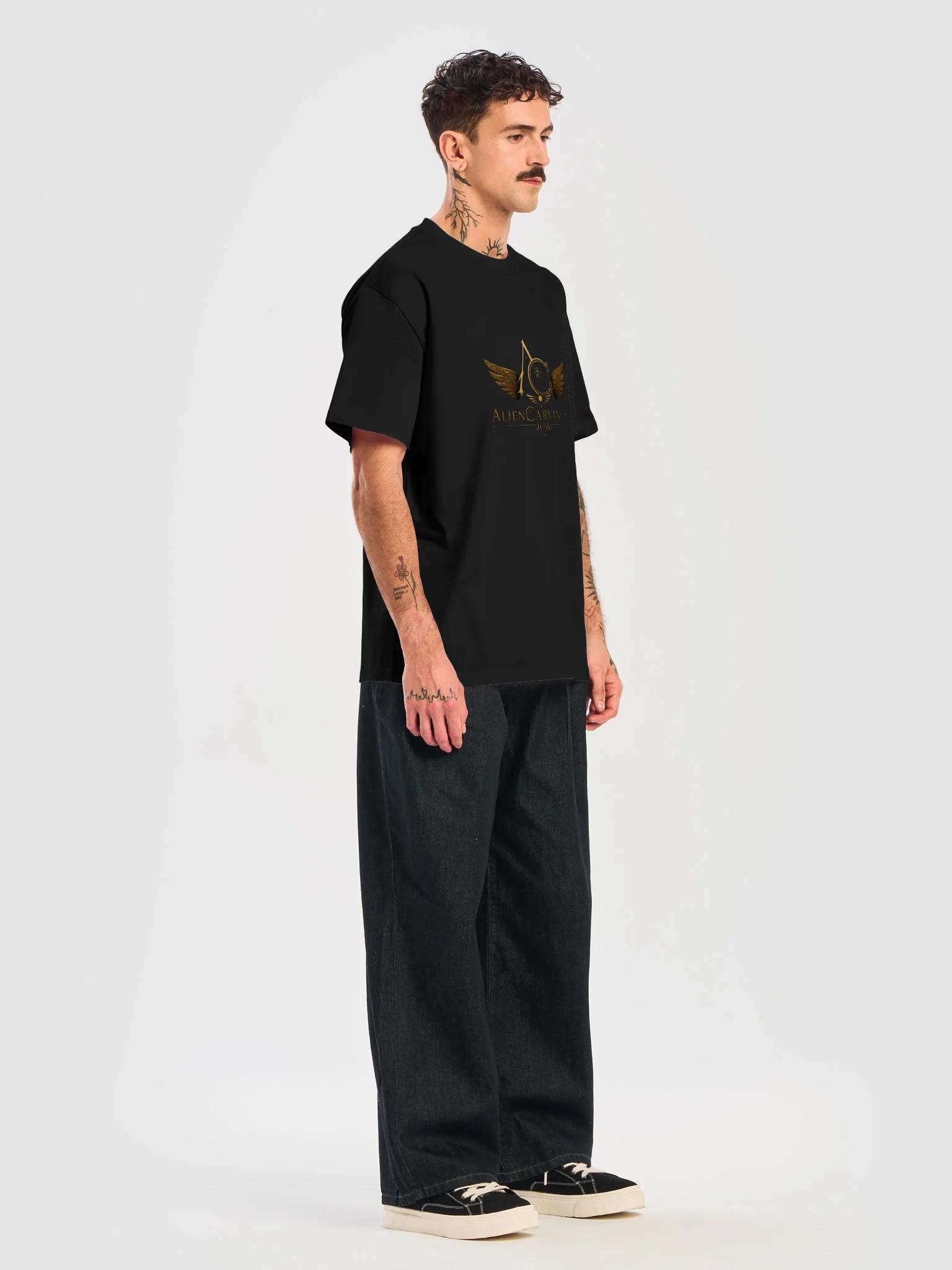 Alien Carvings Anubis Authority Premium T-Shirt product image (7)