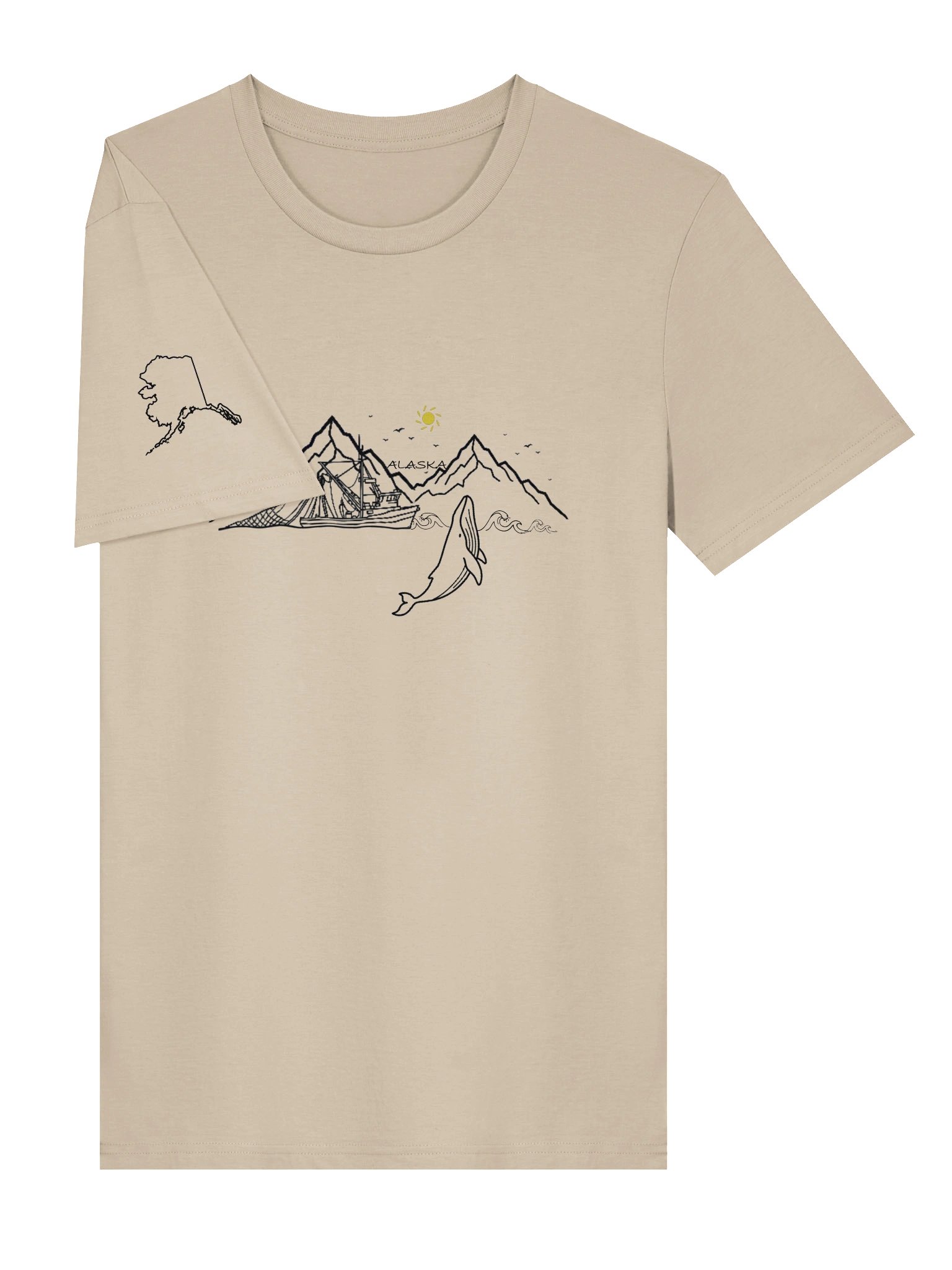 DELUXE "HUMPBACK" ORGANIC COTTON TEE product image (10)