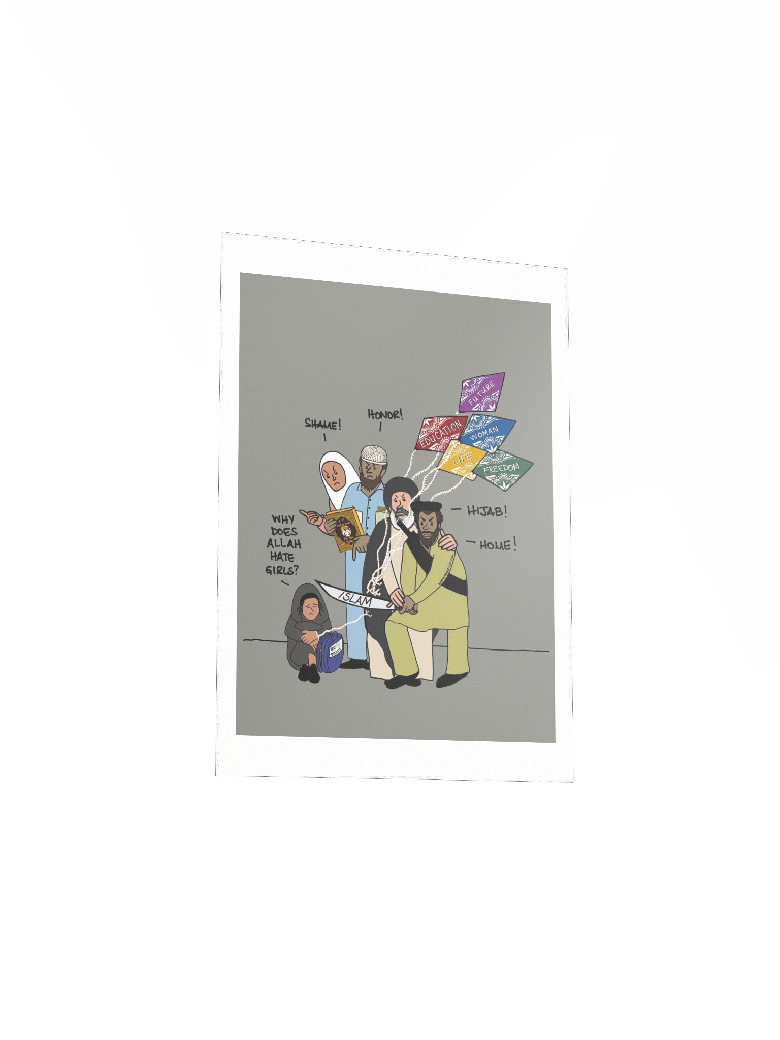 Why Does Allah Hates Girls Poster product image (3)