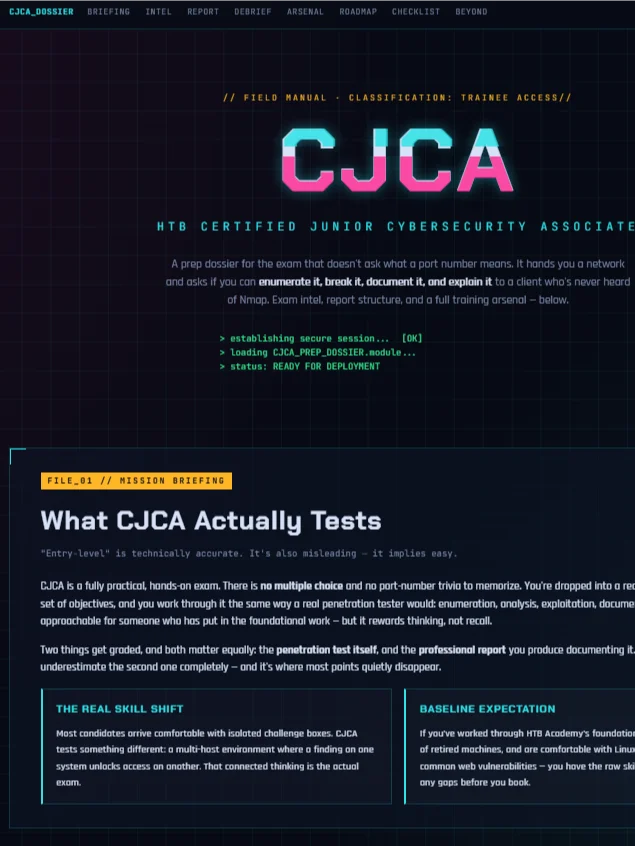 The Unofficial HackTheBox CJCA Study Notes + FREE Cheat Sheet product image (6)