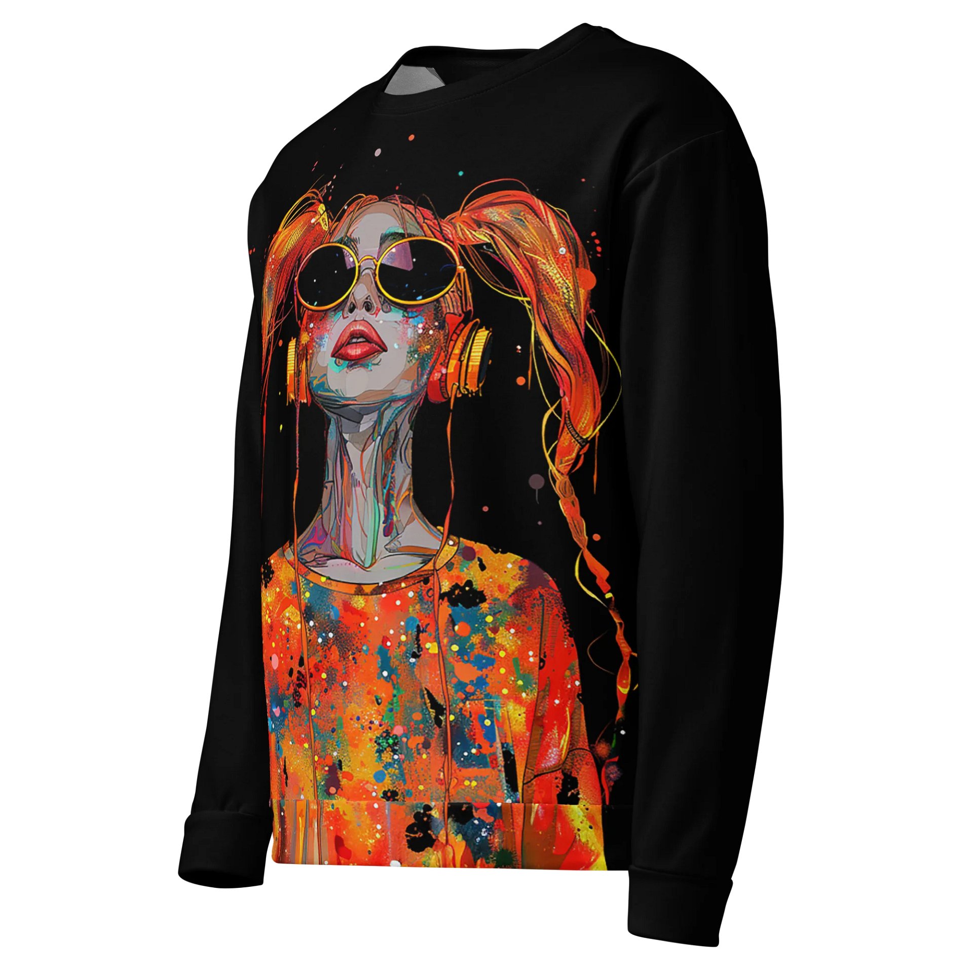 Lit Projecktz Komm Hierher, Fühl Den Vibe AOP Sweatshirt product image (3)