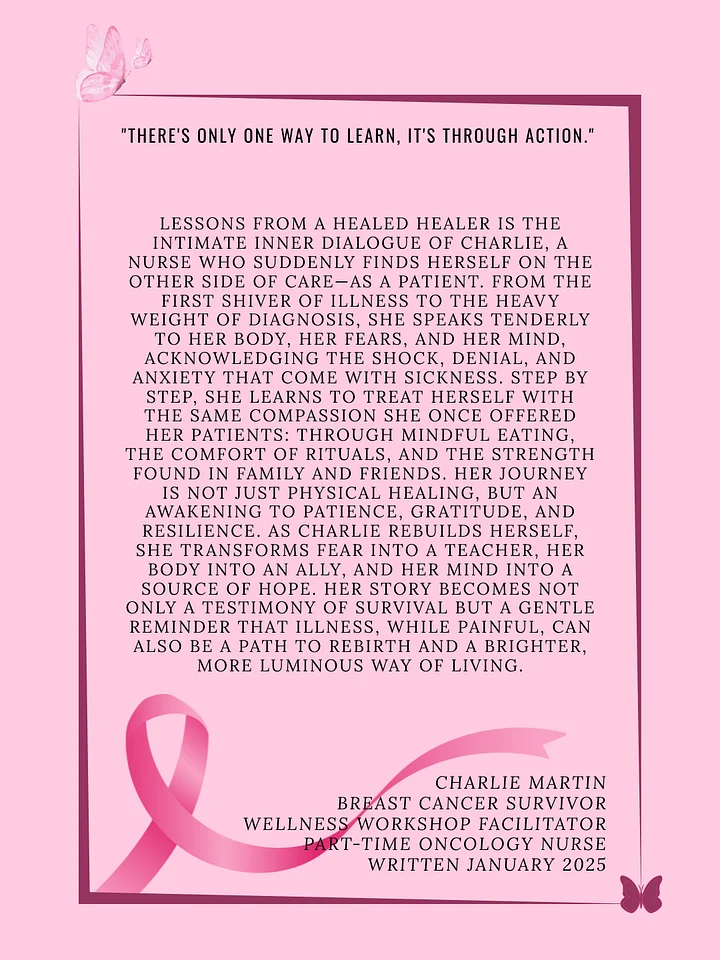 Lessons from a Healed Healer Breast Cancer Journey Ebook product image (2)