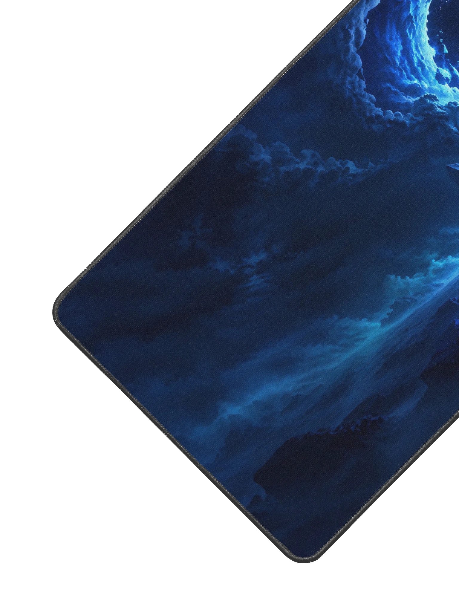Blue Cosmic Vortex Desk Mat product image (3)