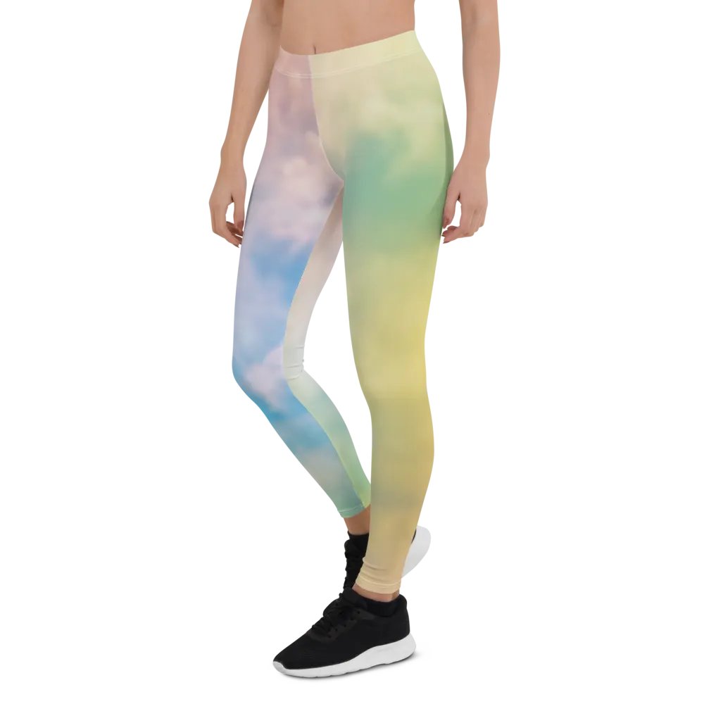 Blur cloud rainbow Design Legging - V10 product image (6)