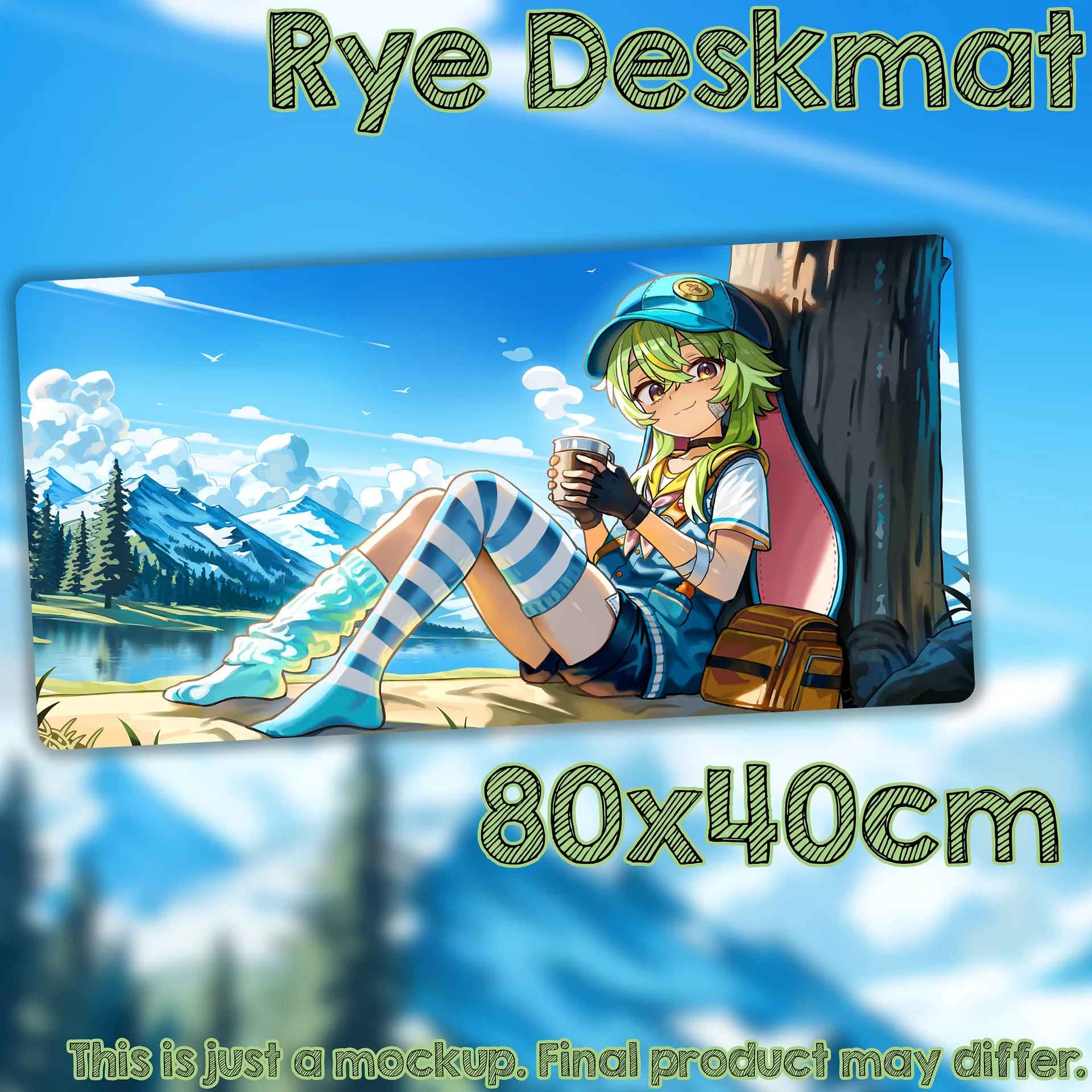 Rye Bday Deskmat [PREORDER] product image (1)