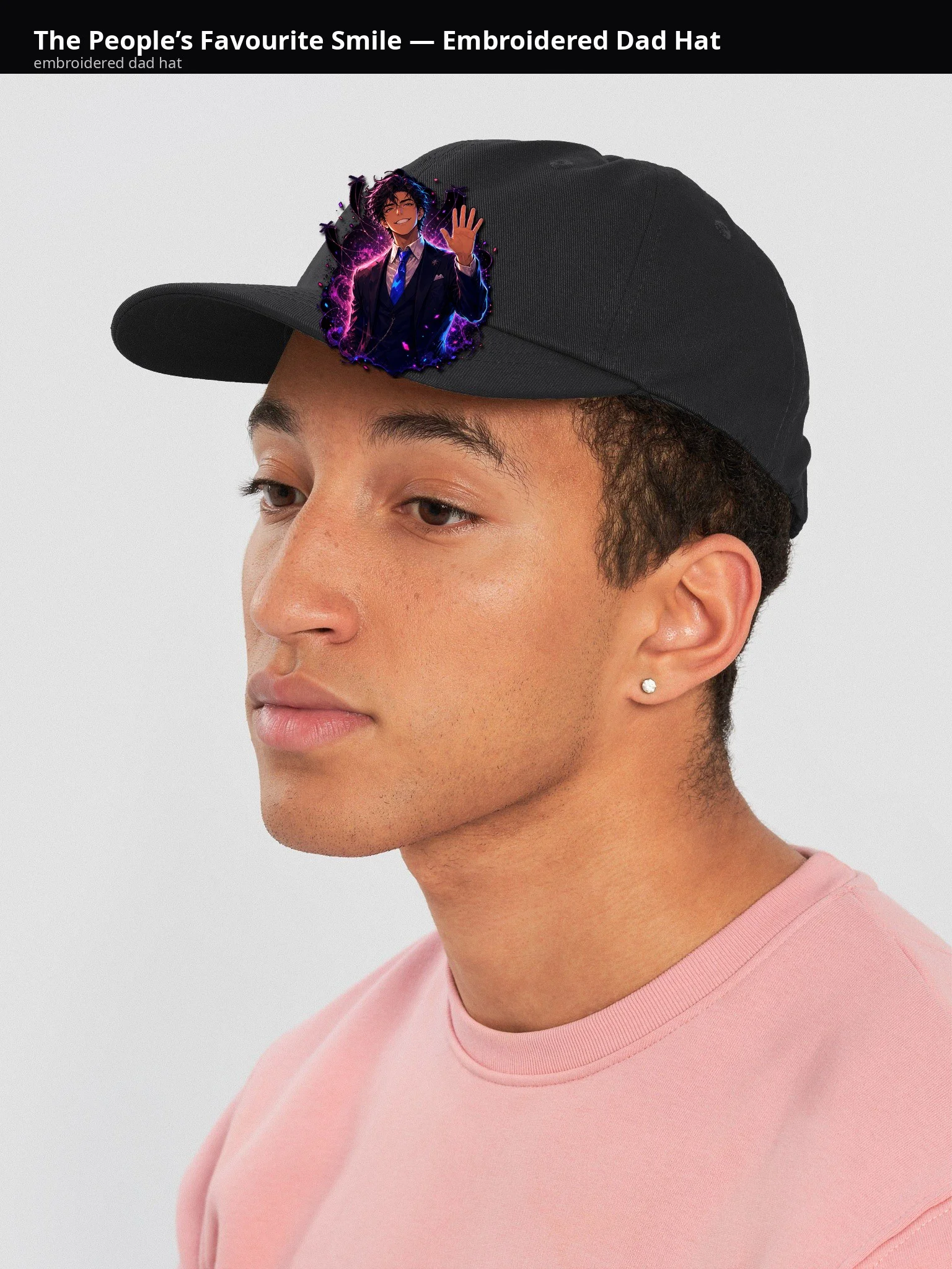 The People’s Favourite Smile — Embroidered Dad Hat - Isa-_A