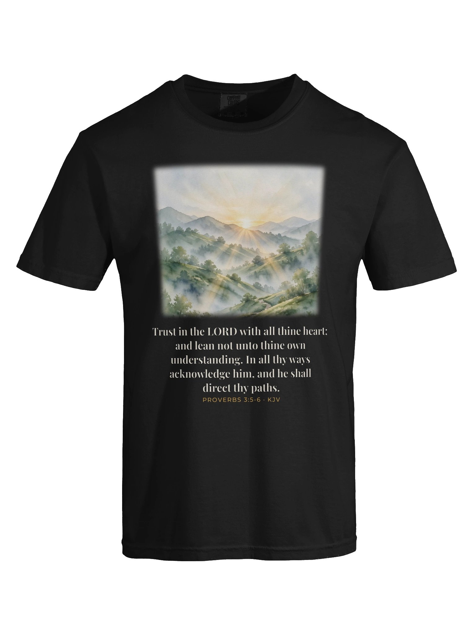Proverbs 3:5-6 Tee product image (9)