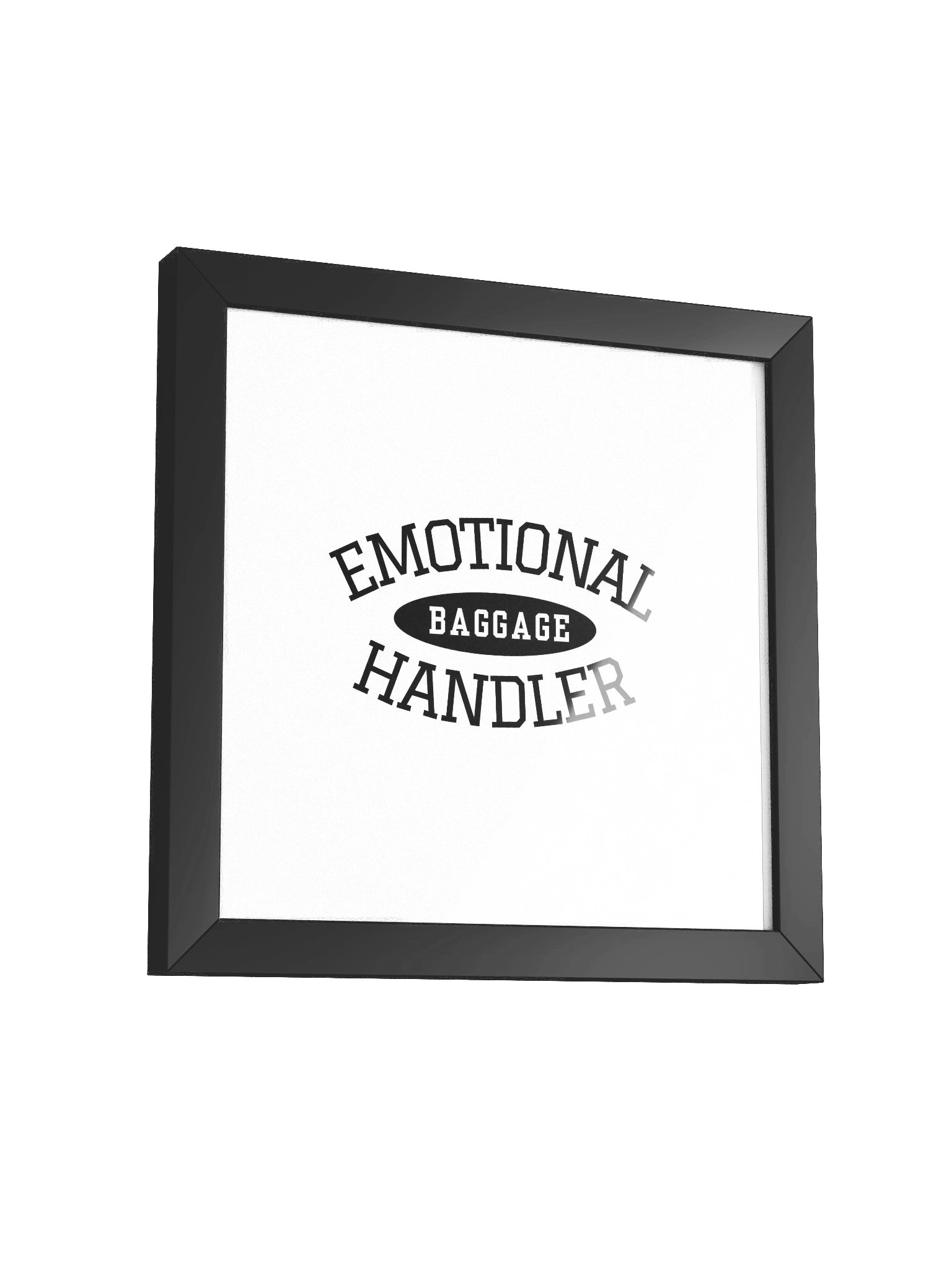 Emotional Baggage Handler Varsity Style Wall Poster Art for Home or Office product image (3)