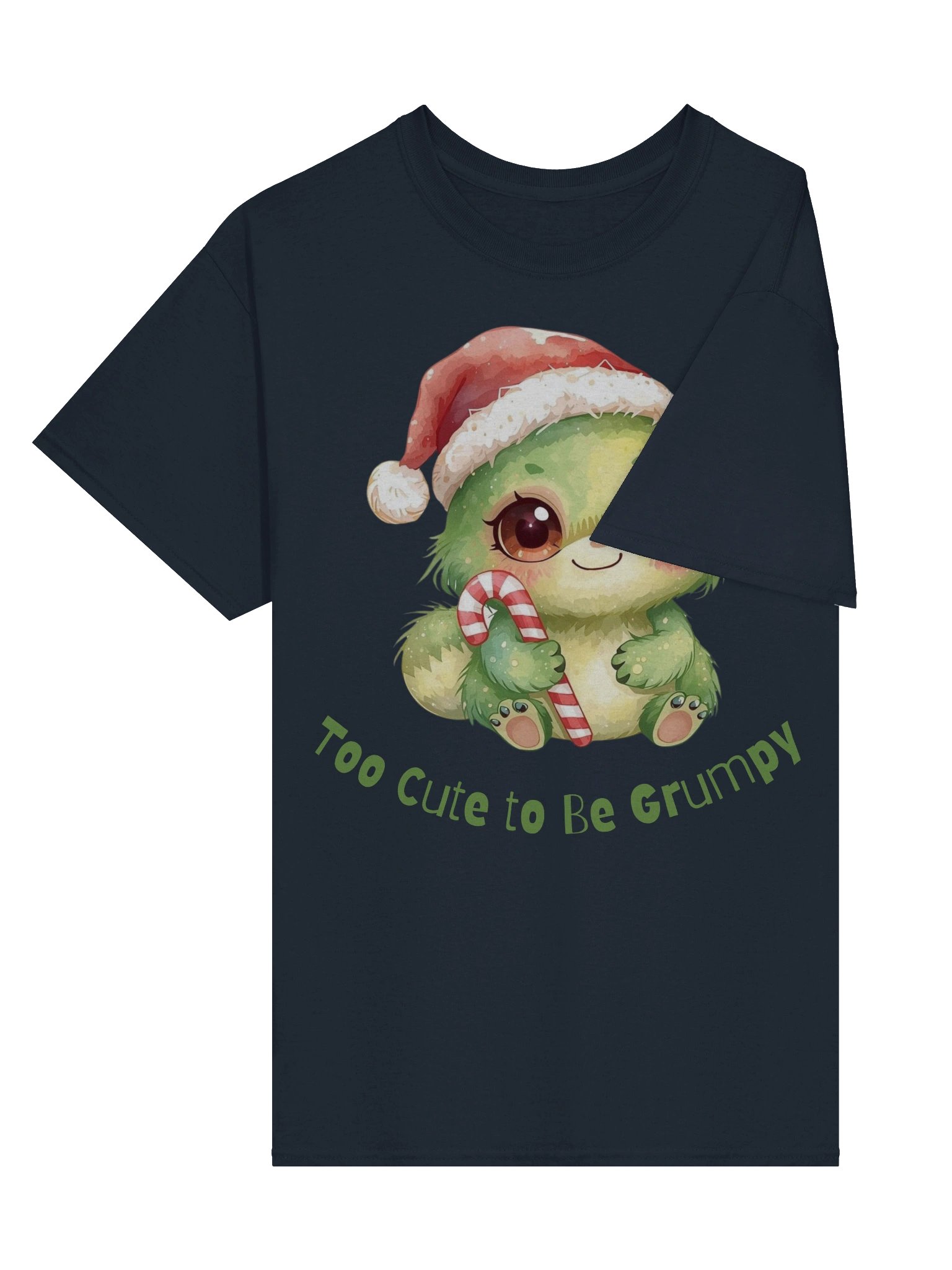 Too Cute to Be Grumpy Holiday Tee product image (27)