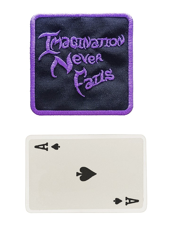 Embroidered Patch - Imagination Never Fails (PURPLE) product image (2)
