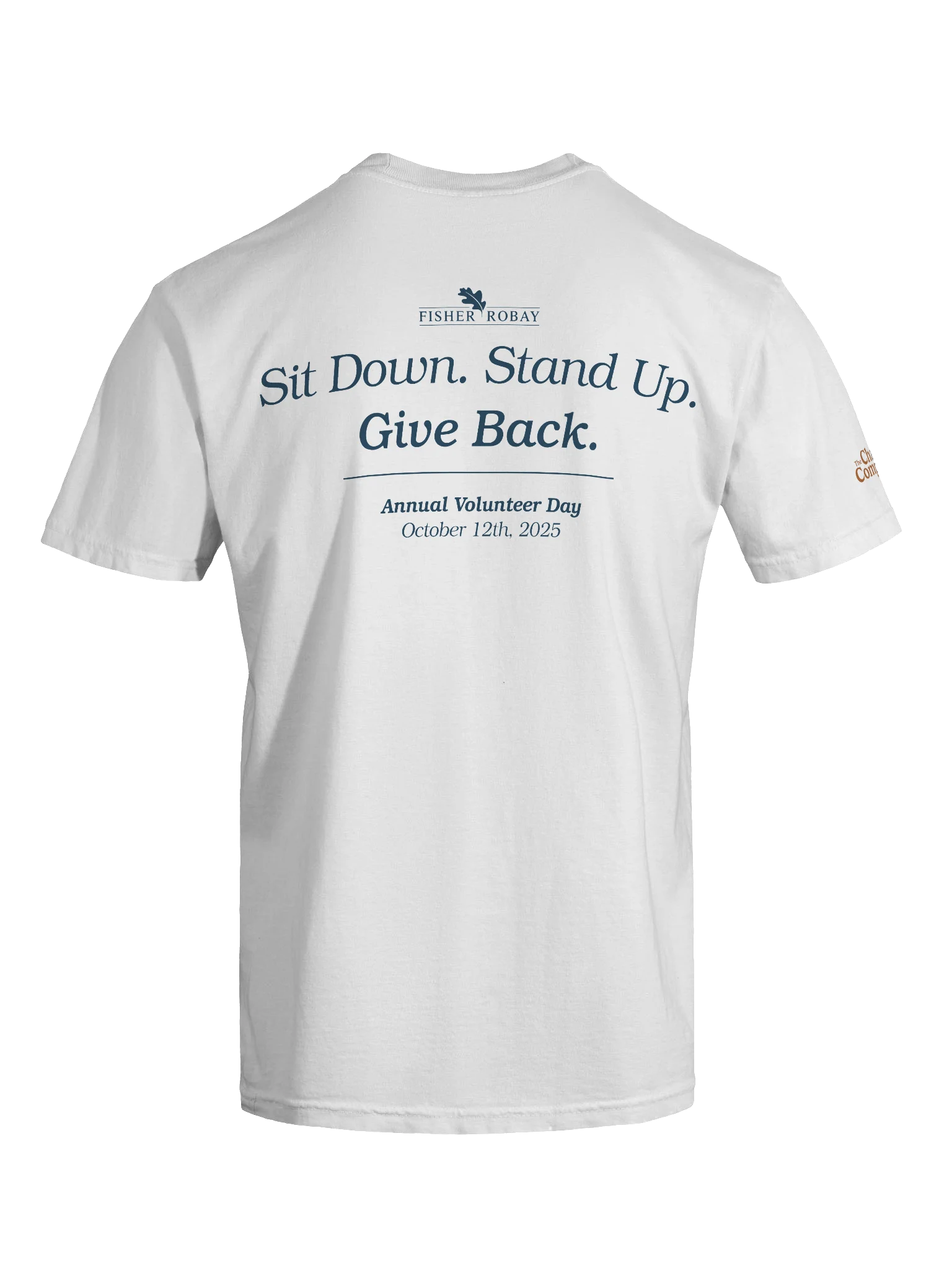 Fisher Robay “Volunteer Day 2025” Corporate Tee product image (9)