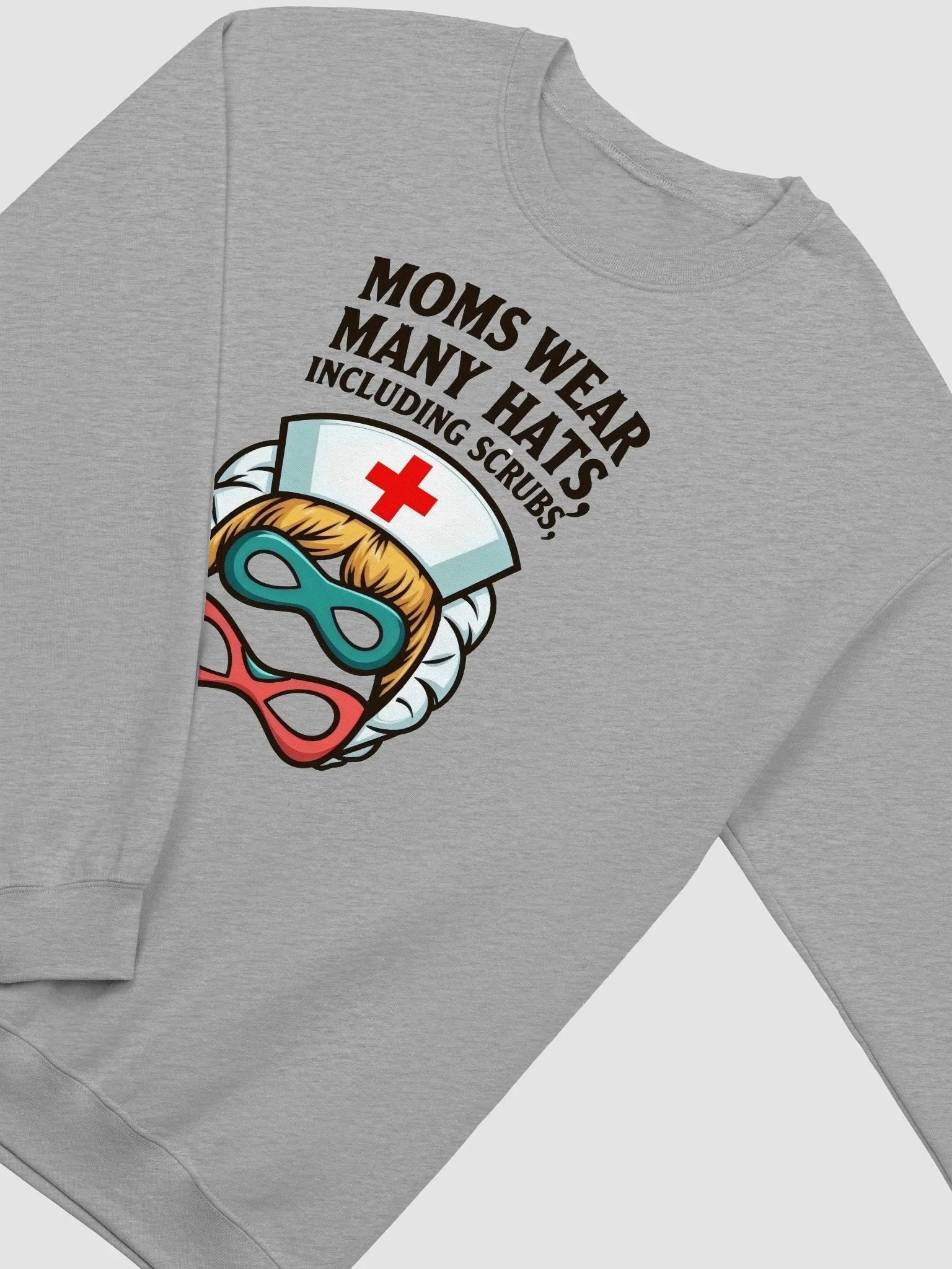 Supermom Scrubs Crewneck Sweatshirt product image (12)