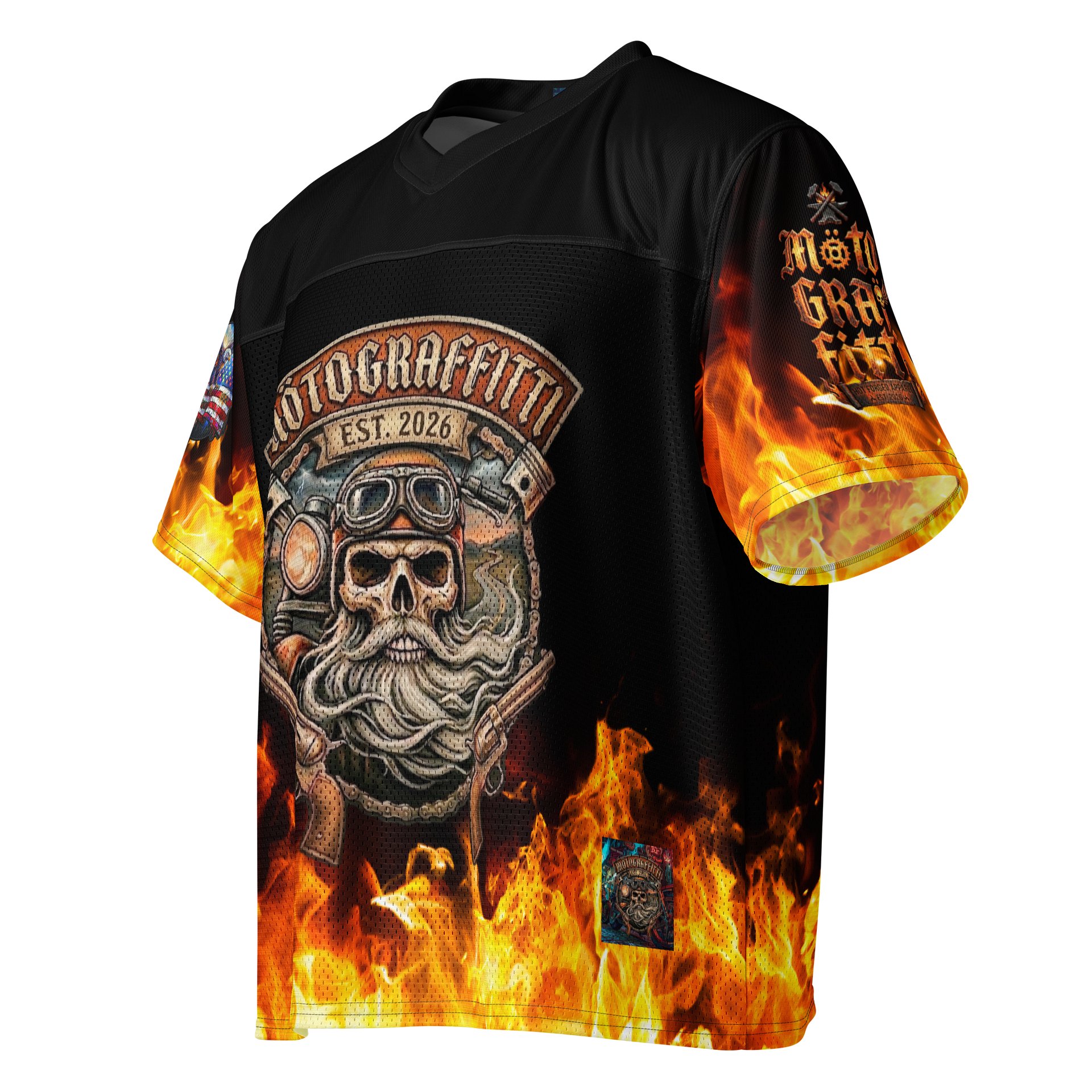 MötoGraffitti MotoMan Football Jersey product image (3)