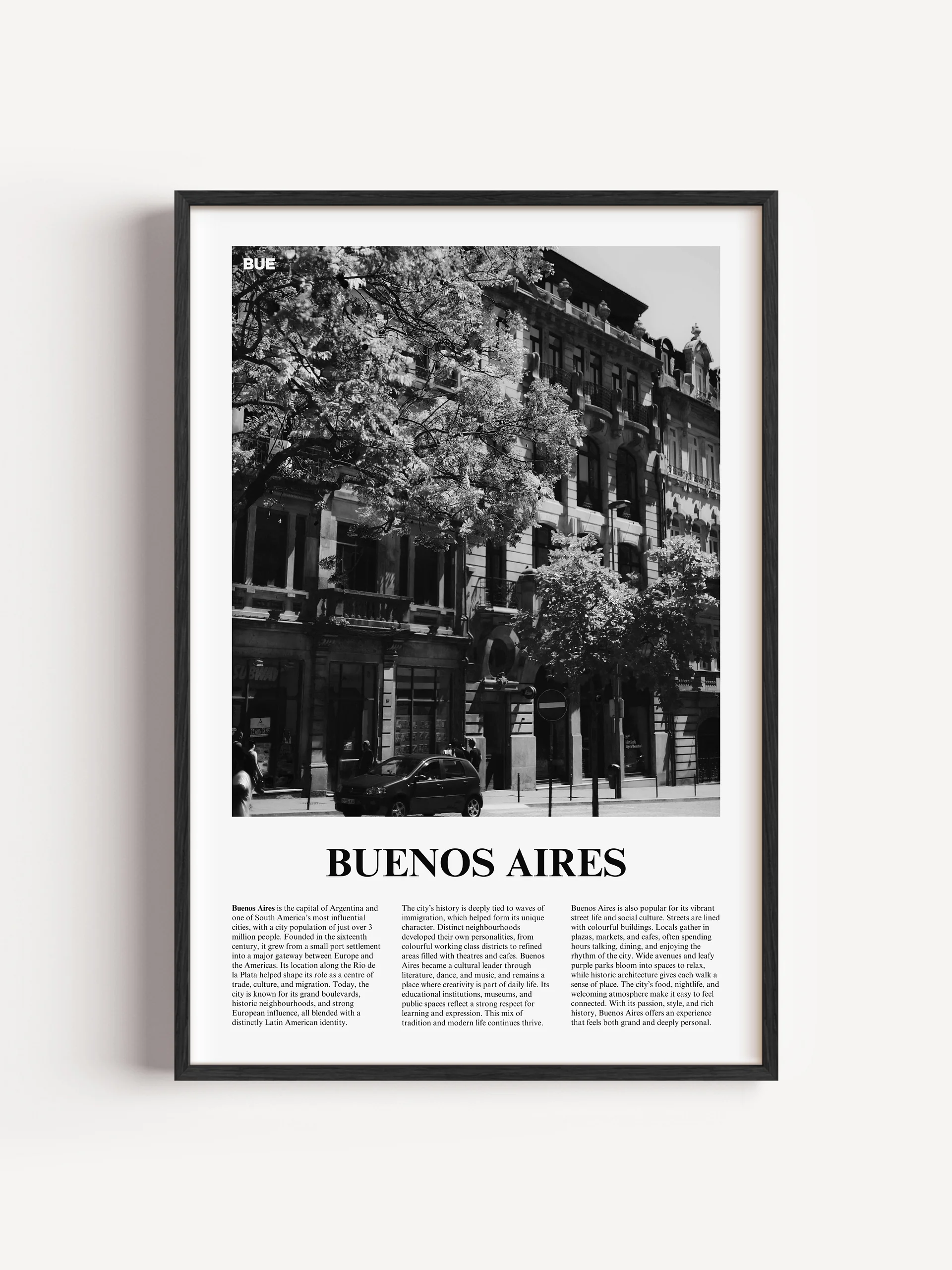 Buenos Aires 03 Newspaper Poster product image (1)