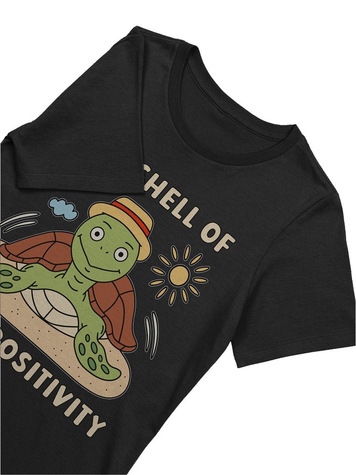 In A Shell Of Pure Positivity Cute Silly Funny Turtle Women's Relaxed-fit T-shirt product image (2)