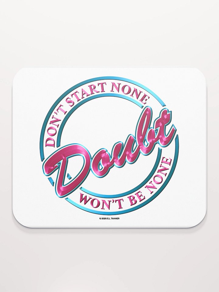 Doubt V1, Pink Mouse Pad BV product image (2)