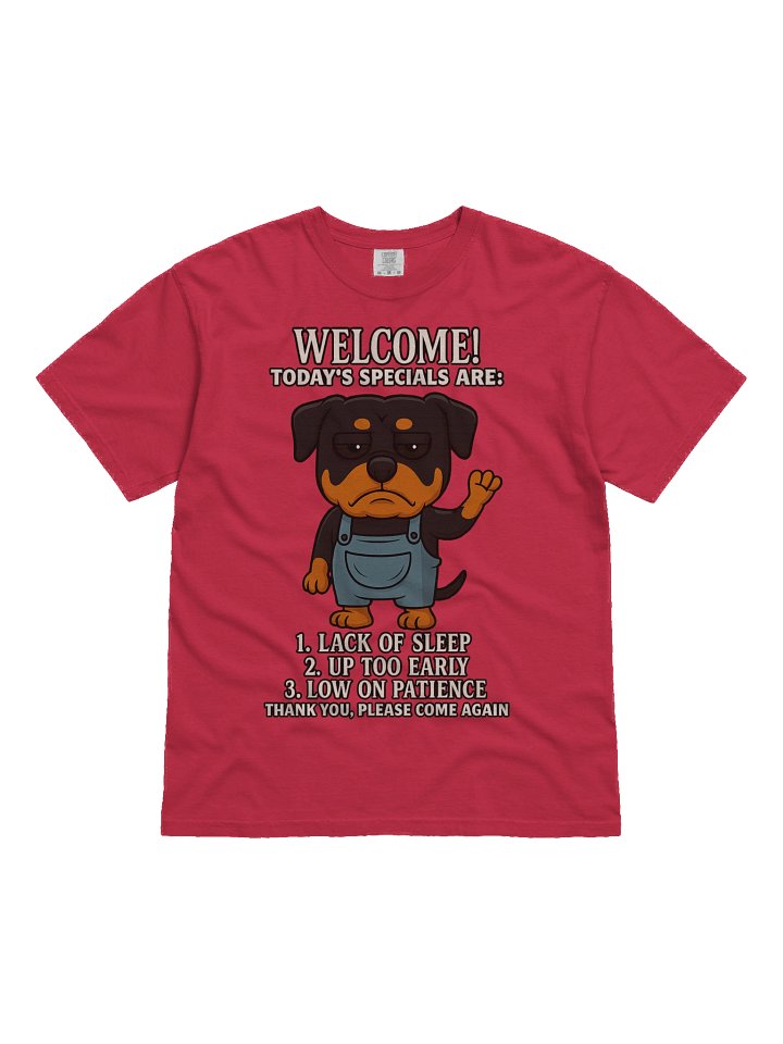 Grumpy Rottweiler Welcome T-Shirt product image (1)