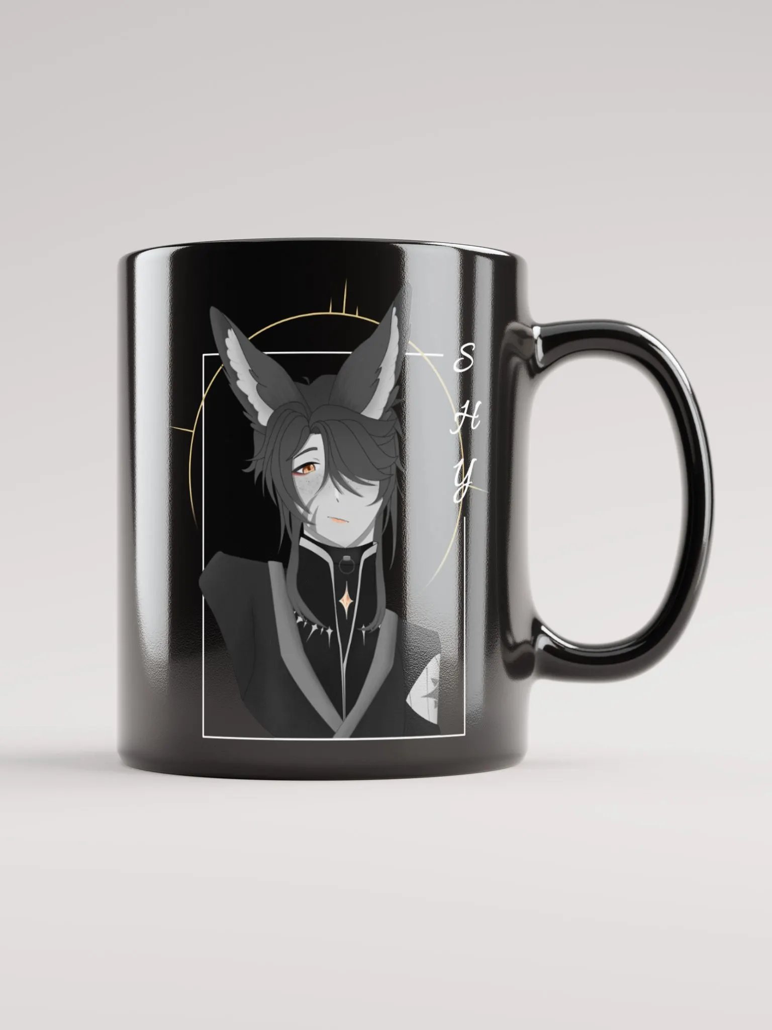 Shy Mug - Greyscale product image (6)
