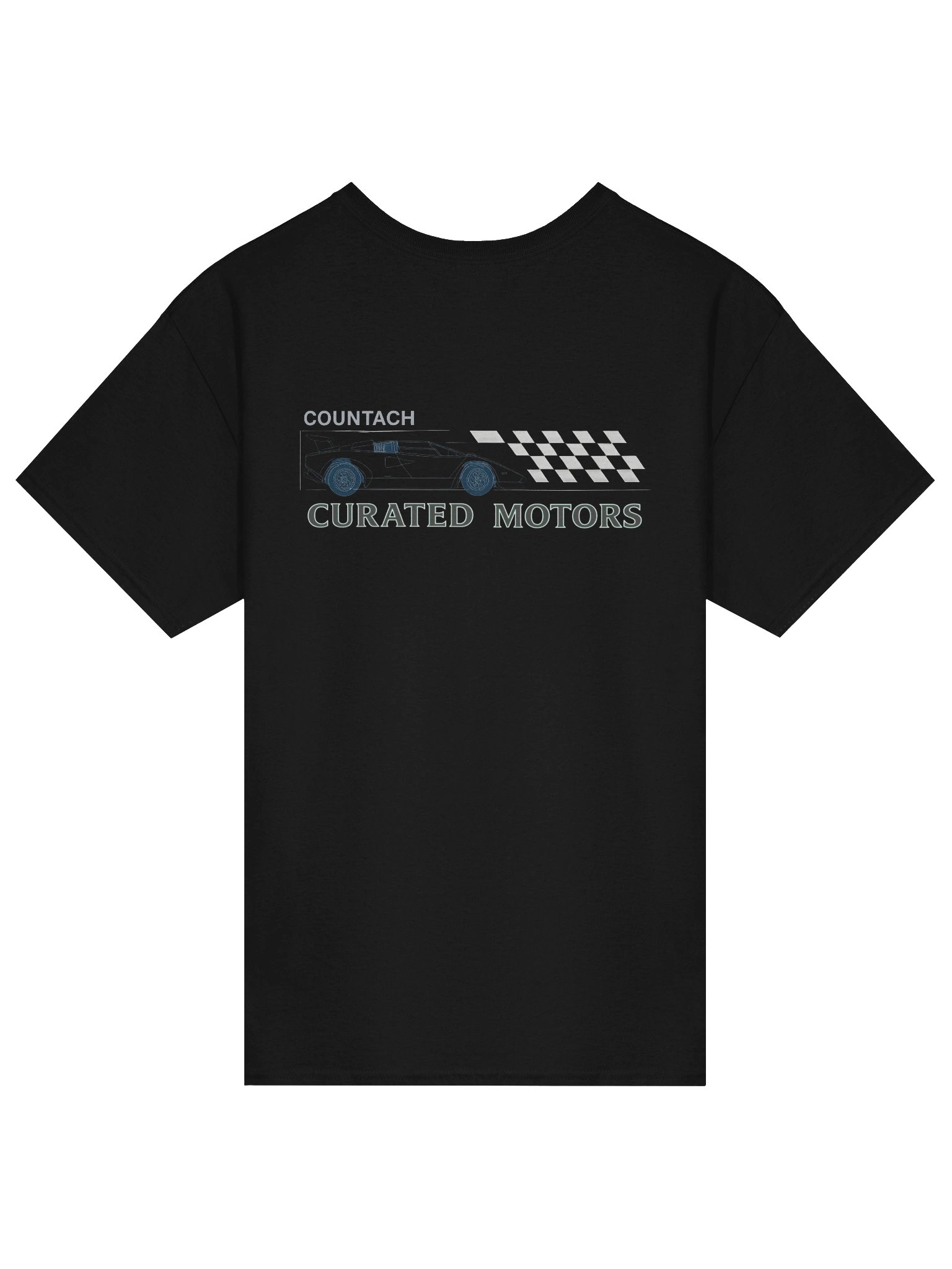 CM Lambo Countach Line Art T Shirt product image (2)