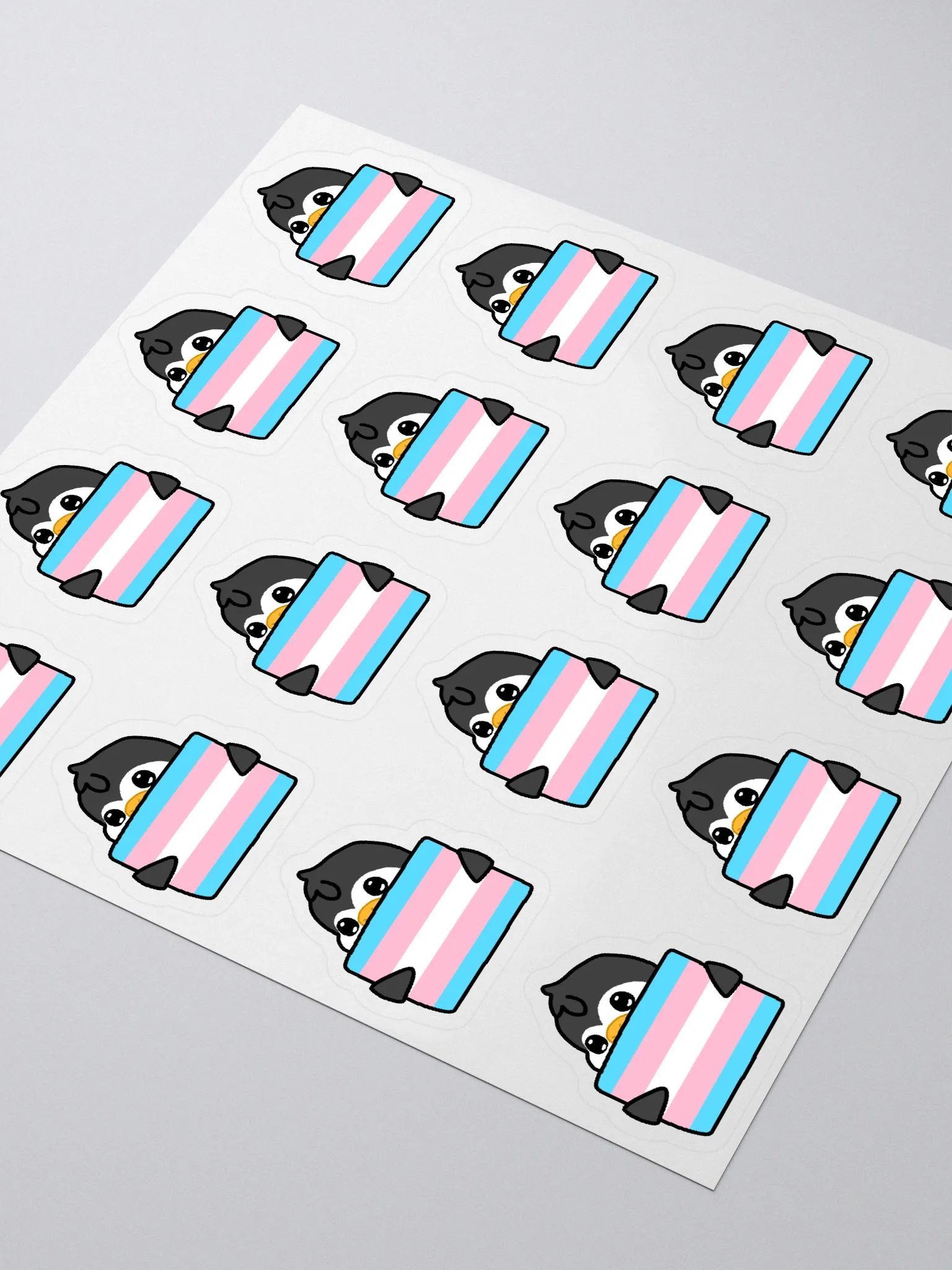 "Trans Pride" Lil' Guy - Mini Sticker Sheet product image (3)